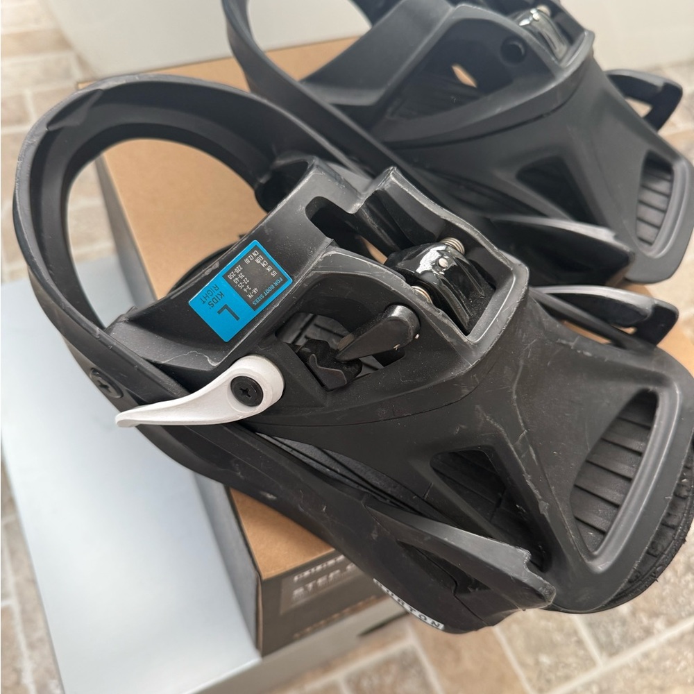 Burton Black Kids Step-On Snowboard Bindings